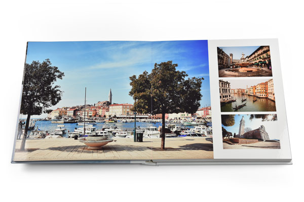 Panoramic deluxe knjiga potiskane platnice